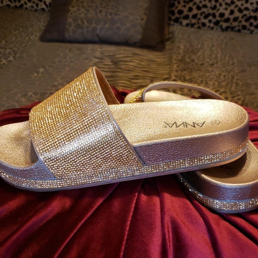 Rose Gold Slides